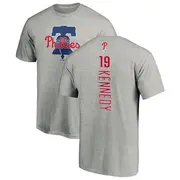 Men's Philadelphia Phillies ＃19 Buddy Kennedy Ash Backer T-Shirt