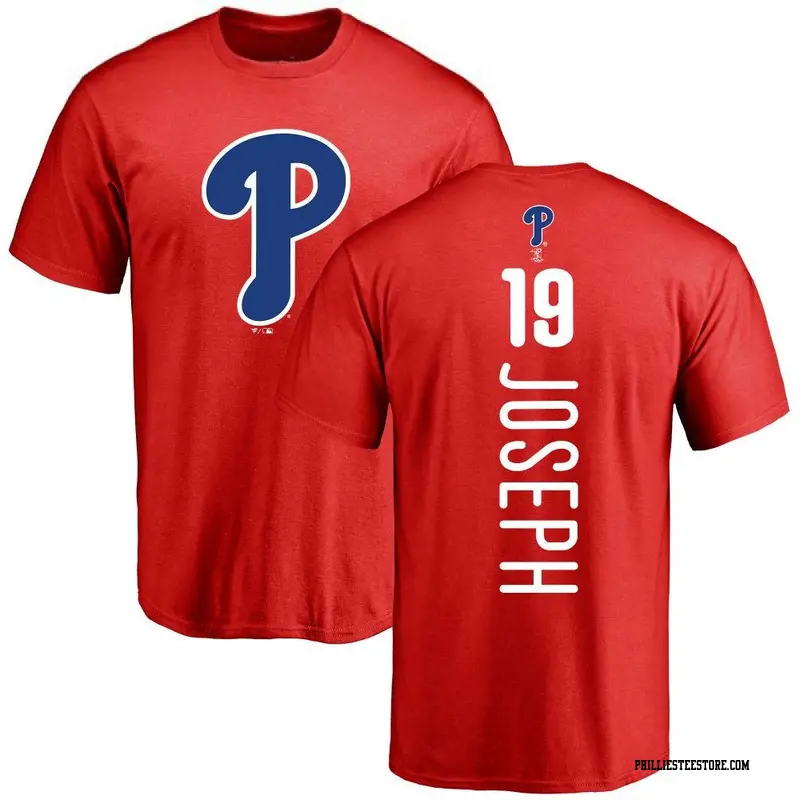 Men's Philadelphia Phillies ＃19 Tommy Joseph Red Backer T-Shirt