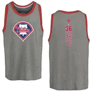 Men's Philadelphia Phillies ＃36 Devin Sweet Ash Backer Tank Top