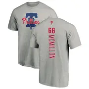 Men's Philadelphia Phillies ＃66 John McMillon Ash Backer T-Shirt