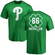 Men's Philadelphia Phillies ＃66 John McMillon Green Dubliner Name & Number T-Shirt Kelly