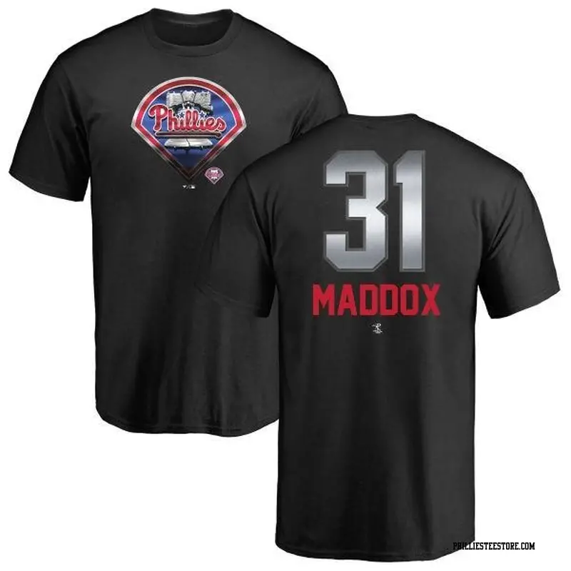 Youth Philadelphia Phillies ＃31 Garry Maddox Black Branded Midnight Mascot T-Shirt