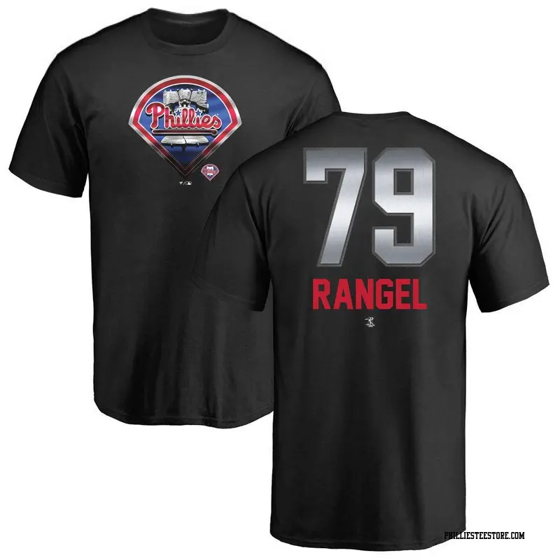 Youth Philadelphia Phillies ＃79 Alan Rangel Black Midnight Mascot T-Shirt